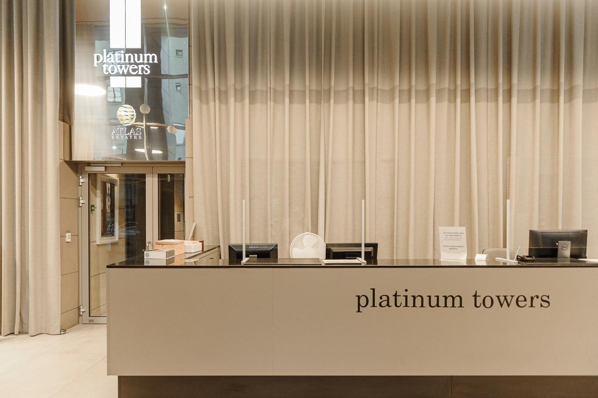 Lumina Apart With Balcony Platinum Tower ワルシャワ エクステリア 写真